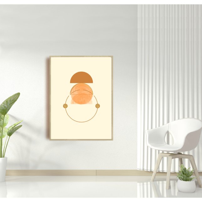 Poster Abstrato pastel Matryoshka (Criador carregado)