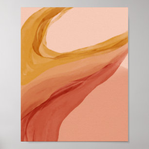 Poster Abstrato Phoenix Desert Design