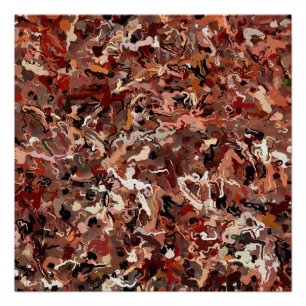 Póster Abstrato Pine Agulha