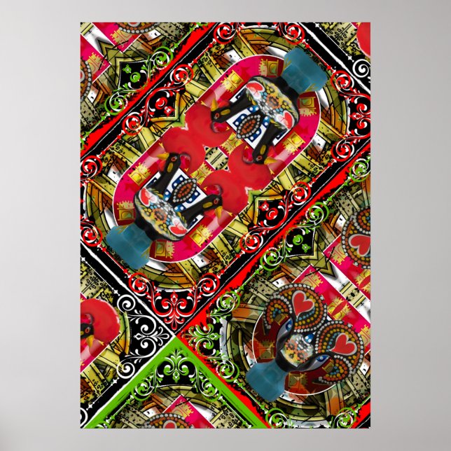 Poster abstrato Português (Frente)