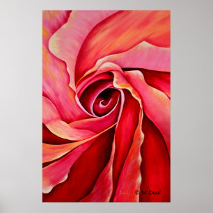 Poster Abstrato Rosebud