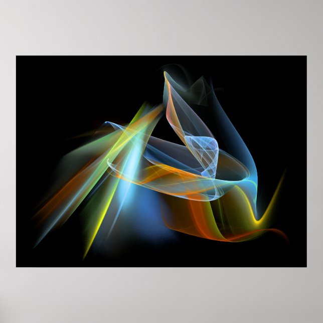 Póster 'Abstrato simples' (Frente)