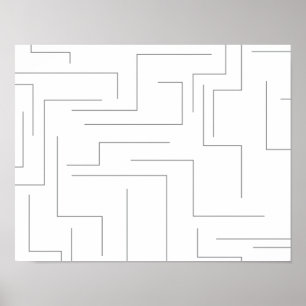 Poster abstrato simples, legal padrão de linha de concei
