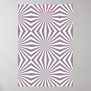 Poster Abstrato Starburst Thunder_Cove