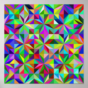 Poster Abstrato Stars