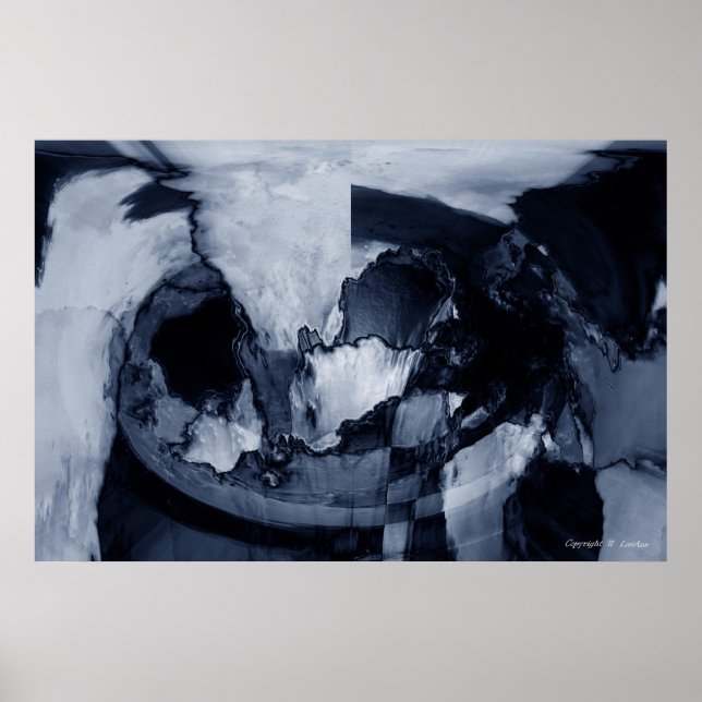 Póster Abstrato Storm (Frente)