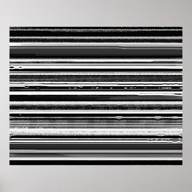 Poster Abstrato stripes (Frente)