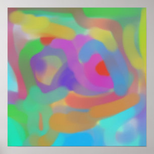 Poster Abstrato Suave