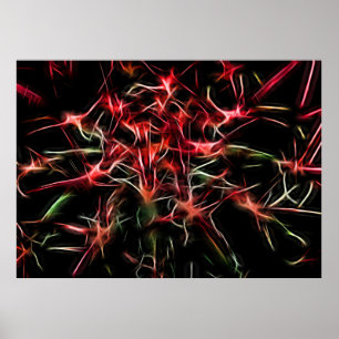 Poster Abstrato Succulent Plant