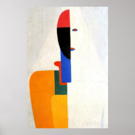 Poster Abstrato "Torso feminino"
