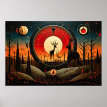 Abstrato único Kokopelli