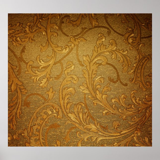Poster Abstrato Vintage: Fundo Elegante. (Frente)