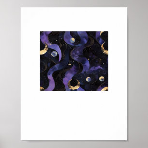 Poster Abstrato Whimsigoth Pattern Classic