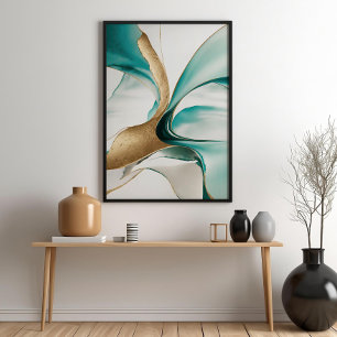 Poster Abstrato Zen Moderno Contemporâneo