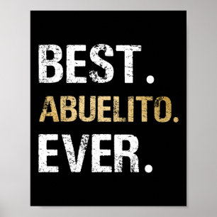 Poster Abuelito Sempre Presente Gráfico Da Gran Da Avô