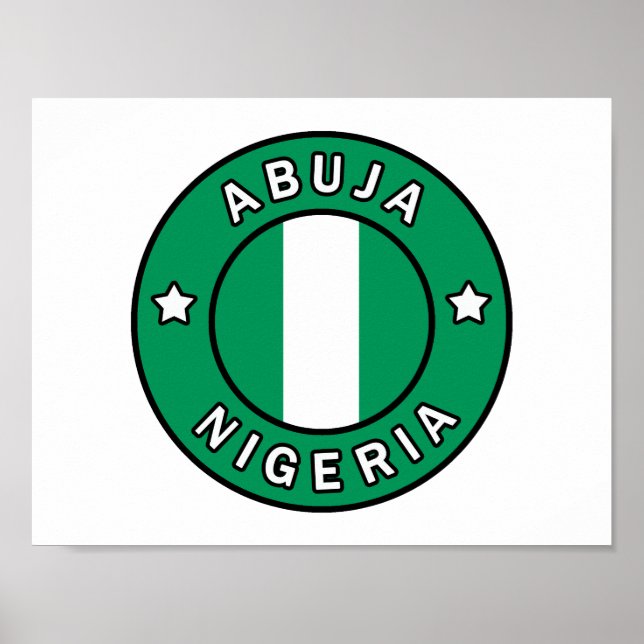 Poster Abuja Nigéria (Frente)