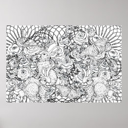 Poster Abundant Rabbits