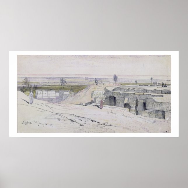 Póster Abydus, 1pm, 12 de Janeiro de 1867 (tinta e água-c (Frente)