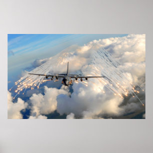 Póster AC-130 assustador
