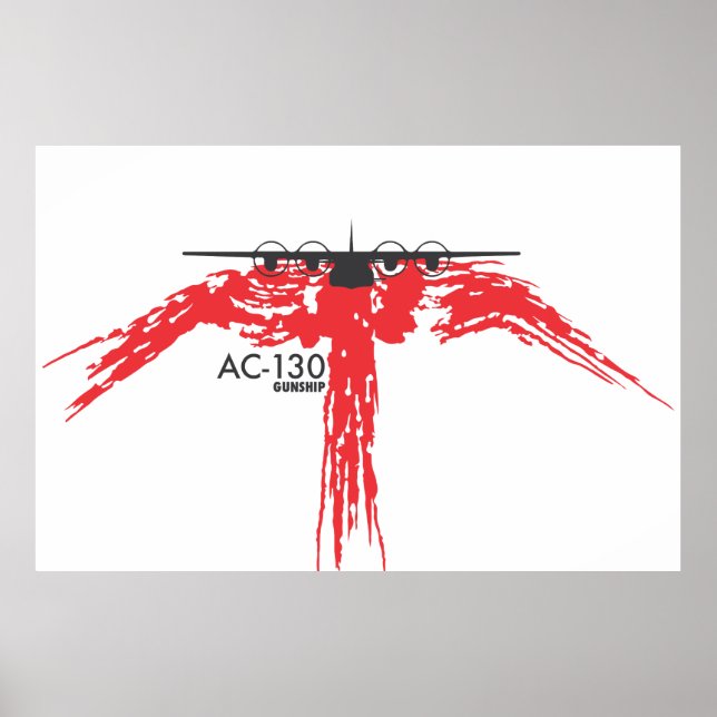 POSTER AC-130 Gunship (Frente)