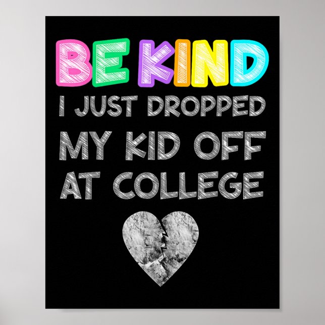 Poster Acabei De Deixar O Meu Filho Na Faculdade De Larga (Frente)