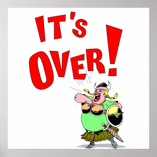 Póster Acabou! (Frente)