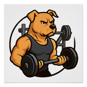 Póster Academia Alpha Dog - Poder Desperto