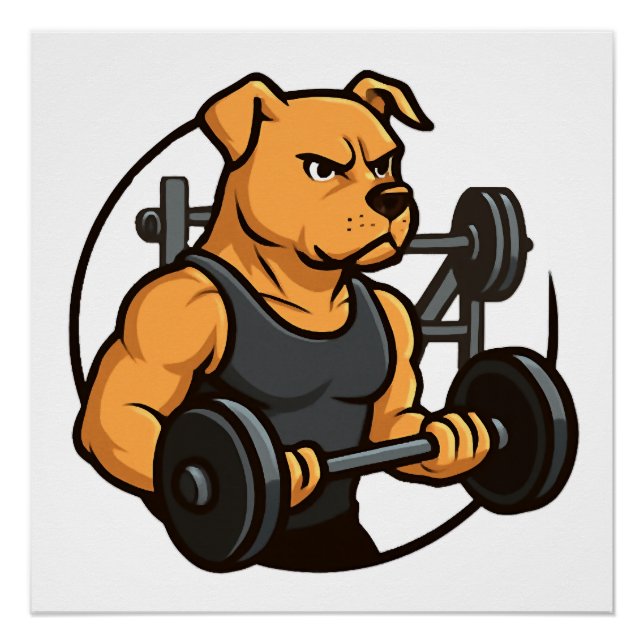 Póster Academia Alpha Dog - Poder Desperto (Frente)