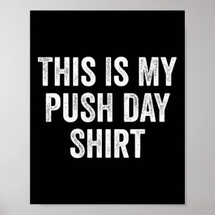 Poster Academia Fitness Musculação Este É o Meu Dia de Em