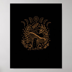 Poster Academia Goblincore Cottagecore Estética Witchy M