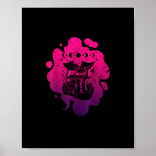 Poster Academia Goblincore Estética Cottagecore Cogumelo