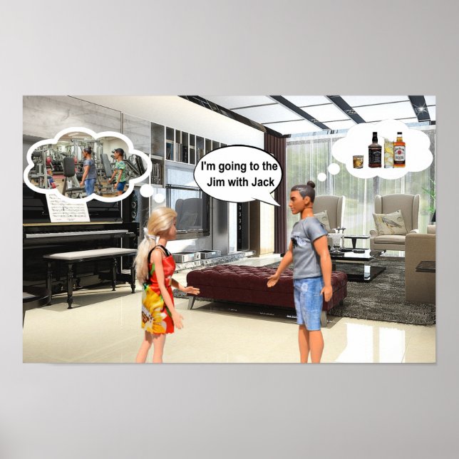 Poster Academia ou Jim. (Frente)