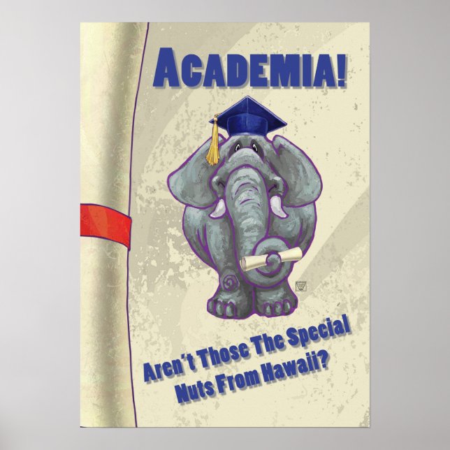 Póster Academia Scroll (Frente)