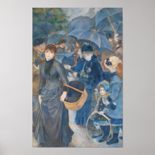 Poster Academia Sombria Guarda-Chuva Azul de Renoir Pintu