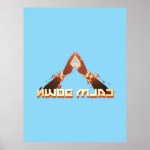 Acalme-Se! Espelho Imagem reversa tipografia