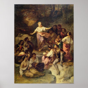 Poster Acampamento aciganado, 1848