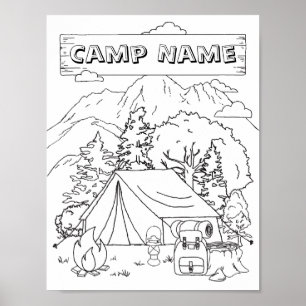 Poster Acampamento Arte Galeria de Arte de Acampamento Pa