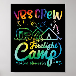 Poster Acampamento da Equipe Vbs Fogueira Escola Bíblica