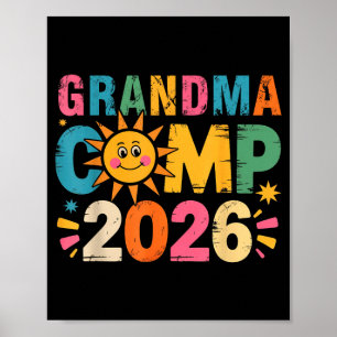 Poster Acampamento da vovó 2026 férias em família verão a