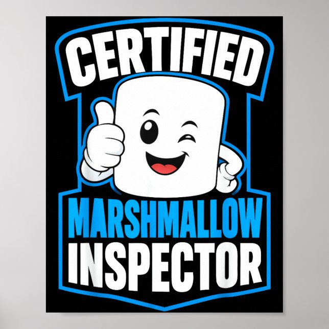 Poster acampamento de amantes de marshmallow s'mores (Frente)