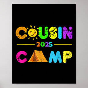 Poster Acampamento de Primos 2025 Acampamento Férias de V