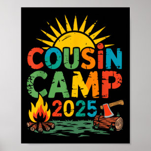 Poster Acampamento de Primos 2025 Acampamento Fogueira Fé