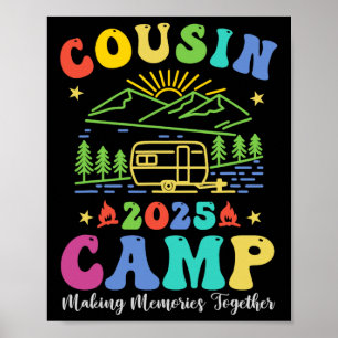 Poster Acampamento de Primos 2025 Férias em Família Acamp