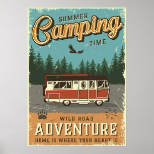 Poster Acampamento de Verão