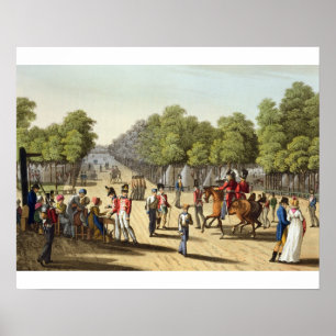 Póster Acampamento do exército britânico no Bois de Bou