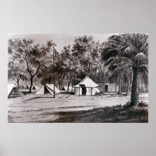 Poster Acampamento do senhor Wolseley em Korti