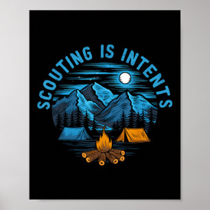 Poster Acampamento É Acampamento De Escopa De Cerveja
