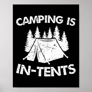Poster Acampamento É Em Tendas - Piada Intensa - Câmera D