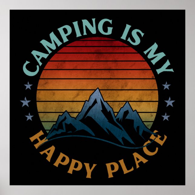 POSTER ACAMPAMENTO É MEU LUGAR FELIZ (Frente)