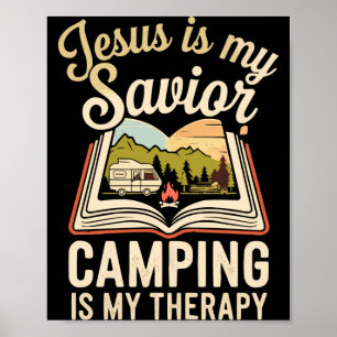 Poster Acampamento jesus cristo religião cristão campista